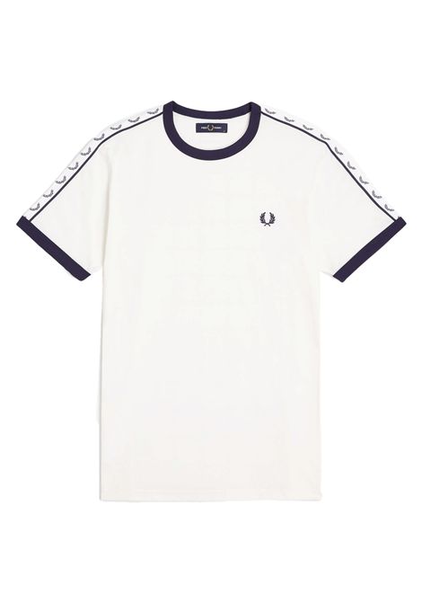 Fred Perry Taped Ringer Tee White Men FRED PERRY | T-shirt | M4620-129